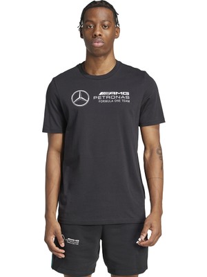 adidas Mercedes Dna Erkek Siyah Günlük Stil T-Shirt JV5434