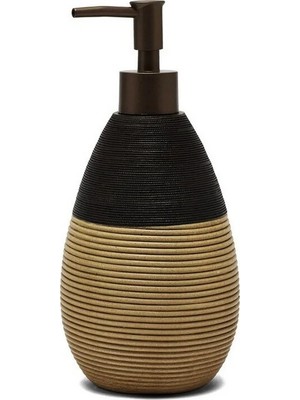 Mikasso Rattan Sıvı Sabunluk Reçine Beyaz