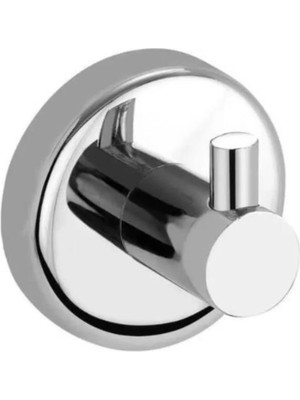 Mikasso Drop Bornozluk Askılık Krom -DR27009 Gümüş