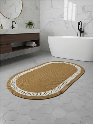 Mikasso Jüt Kilim, Paspas, Mutfak Halısı, Banyo Paspası, Oturma Odası Halısı, Balkon Paspası Jüt Turuncu