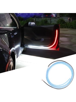 12V ŞERİT KAYAR LED KAPI ALTI KIRMIZI BEYAZ (120 CM)