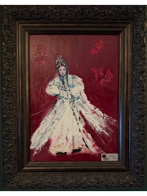 Tokyo Sanat Shiroi Hana — Beyaz Çiçek Yağlı Boya Tablo