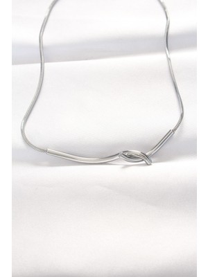 Inure Jewelry 316L Çelik Silver Renk Kolye
