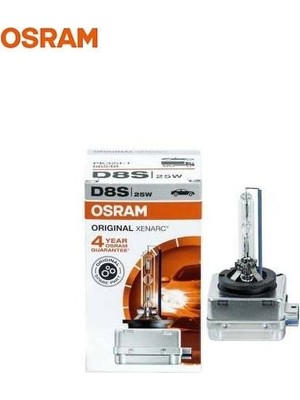 Osram 12V-85V Xenon Ampul D8S 25W 4300K