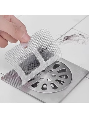 Bemy Ticaret 10'lu Banyo ve Mutfak Lavabo Gider Filtresi – Haşere ve Böcek Önleyici, Saç, Kıl, Tüy Tıkanma Karşıtı, Dayanıklı Tasarım