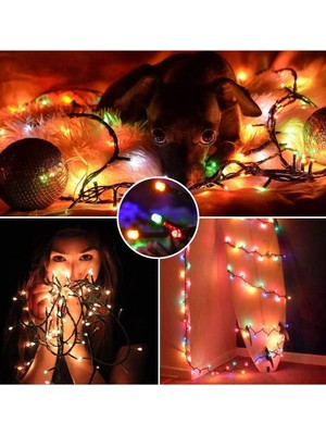 Dorasan 5 Metre Ampul LED Işık Renkli Rgb Çok Renkli LED Aydınlatma