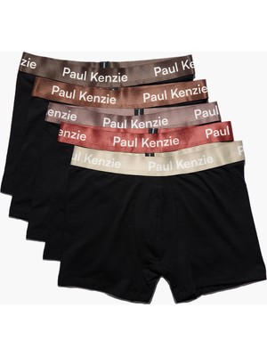 Paul Kenzie 5'li Erkek Boxer - Espresso