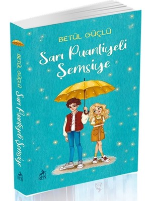 Ren Kitap Sarı Puantiyeli Şemsiye - Ciltsiz