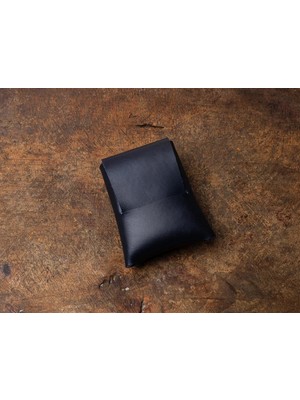 LWA Leather Deri Mini Cüzdan: El Yapımı Bitkisel Tabaklanmış Kartlık