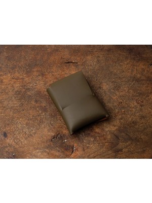 LWA Leather Deri Mini Cüzdan: Kartlar ve Nakit Için El Yapımı Minimalist Cep Cüzdanı