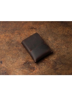 LWA Leather Deri Mini Cüzdan: Kartlar ve Nakit Için El Yapımı Minimalist Cep Cüzdanı