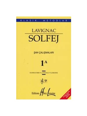 Portemem Yayınları Lavıgnac Solfej 1A Şan Çalışmaları