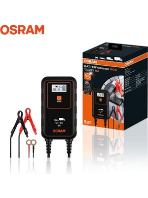 Osram 12V-24V Şarj Redresörü (Akıllı Akü Şarj Cihazı) Otomatik 8 A