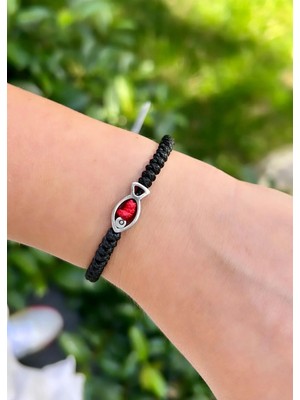 Defne Silver Ipli Balık Bileklik