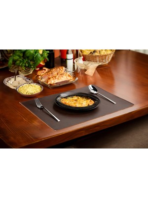 LWA Leather Birinci Sınıf Deri Amerikan Servisleri, El Yapımı 2,4 mm Bitkisel Tabaklanmış Amerikan Servisleri, Kafe ve Restoran Masa Altlıkları, Kişiselleştirilmiş Masa Altlıkları, 6'lı Set.