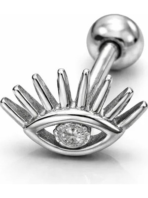 Defne Silver Gümüş Göz Piercing