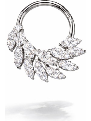 Defne Silver Gümüş Halka Piercing