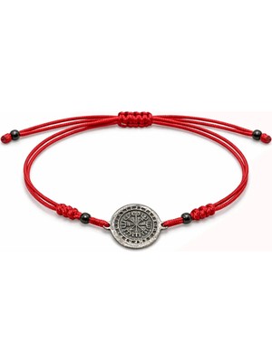 Defne Silver Gümüş Viking Objeli Bileklik
