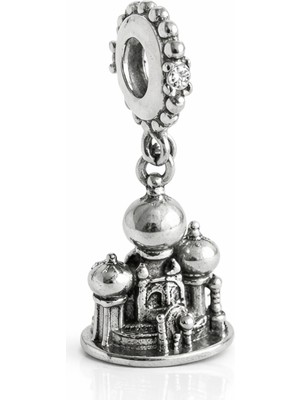Defne Silver Taç Mahal Sallantılı Charm