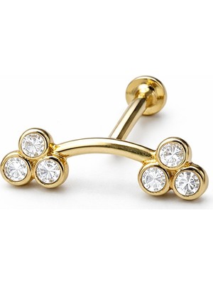 Defne Silver Gümüş Piercing