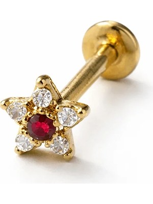 Defne Silver Gümüş Yıldız Piercing