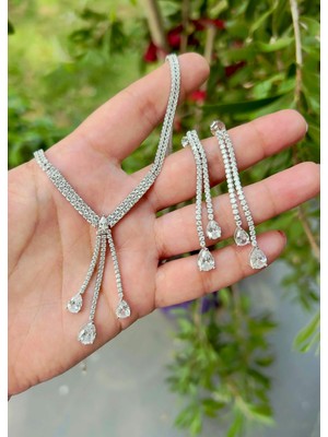 Defne Silver Suyolu Lüx Set