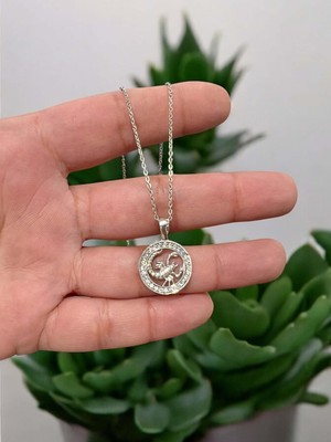 Defne Silver Akrep Burç Kolye