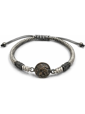 Defne Silver Gümüş Madalyon Objeli Bileklik