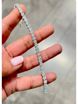 Defne Silver Suyolu Bileklik 4 mm 17 cm