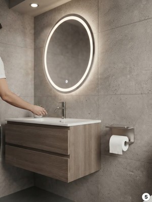 Eyzo Home Telefon Raflı Tuvalet Kağıtlığı Banyo Kağıt Standı Askısı (Paslanmaz Malzeme & Siyah Boyalı Metal)
