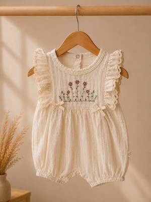 Belirtilmemiş Nakışlı Bebek Tulumu