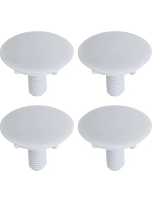 Lavabo Delik Kapağı - 4 Adet Mutfak Lavabo Tapası Abs+Pp Malzeme Delik Kapağı Tezgah Alanı Için Su Sızıntısını Önler