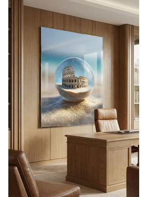 Mgi Design Cam Tablo Duvar Dekorasyonu (Kırılmaz) - Ev Ofis Dekoratif Ürün – Soyut Modern Tasarımlar - Sanatsal Renkli Panosu Salon Yatak Odası Temperli Uv Baskılı Hediyelik