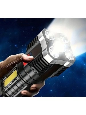 Ttt USB Şarjlı 4 Modlu El Feneri