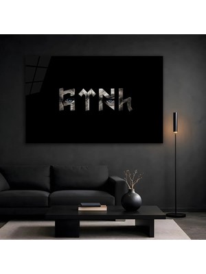 Mgi Design Ata – Türk Atatürk Cam Tablo, Temperli Cam Portre Duvar Tablosu, Uv Baskılı Salon Ofis Iş Yeri Duvar Dekoru, Milli Temalı Dekoratif Hediyelik Tablo