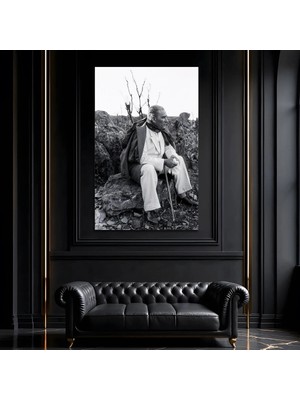 Mgi Design Father Of Turks Atatürk Cam Tablo, Temperli Cam Portre Duvar Tablosu, Uv Baskılı Salon Ofis Iş Yeri Duvar Dekoru, Milli Temalı Dekoratif Hediyelik Tablo