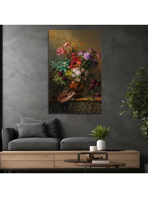 Mgi Design Bahar Alegorisi Cam Tablo, Ünlü Ressam Klasik Sanat Temperli Cam Duvar Tablosu, Uv Baskılı Salon Ofis Duvar Dekoru, Modern Sanatsal Dekoratif Hediyelik