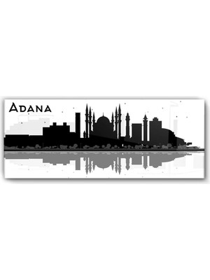 Mgi Design Cam Tablo Adana Sanatı - Ev & Ofis Dekorasyonu - Bohem Sanat - Minimalist - Soyut