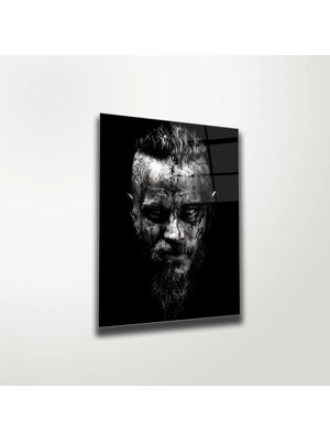 Mgi Design Ragnar Cam Tablo , Vikings Cam Duvar Dekoru , Temperli Cam Duvar Dekoru , Cam Üzerine Baskı