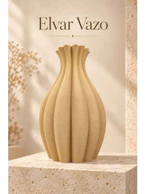 Arzande Elvar Dekoratif Vazo Salon ve Oturma Odası Için Modern Vazo