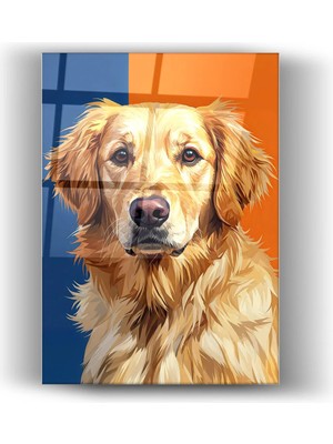 Mgi Design Köpek-Cam Tablo- Ev ve Ofis Dekorasyonu