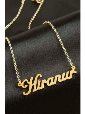 Bijuteri Net Hiranur Isimli Kolye (Kişiye Özel) - Sarı