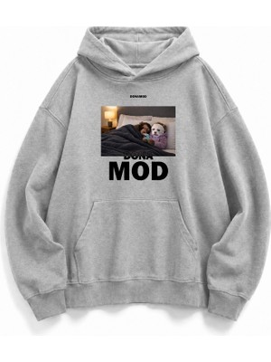 Donamod Unisex Kadın / Erkek Sevgili Arkadaş Hediye Kedi Baskılı Sweatshirt