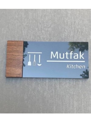 Brf Store Buradabulabilirsin Wooden Serisi Mutfak Kapı Isimliği