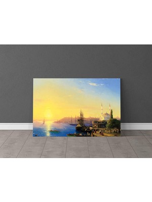 Brf Store Buradabulabilirsin Ivan Aivazovsky-Konstantinopolis (Istanbul) ve Boğaziçi'ne Bakış Kanvas Tablo, 60