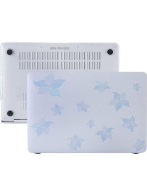 Mcstorey MacBook Air 13 Inç Uyumlu Desenli Mat Sert Kapak Kılıf | A1932 A2179 A2337 M1 | Ultra Ince Pc Hard Shell, Çizilme ve Darbe Koruma Mavi