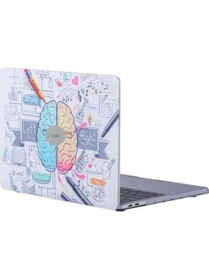 Mcstorey MacBook Air Kılıf 13 Inç – A1369 A1466 ile Uyumlu 2010-2017 Eski USB Girişli Model | Brain Beyin Desenli Sert Koruma Kapak | Ince, Hafif, Iz Bırakmayan Çizilmeye Dayanıklı Tasarım Beyaz