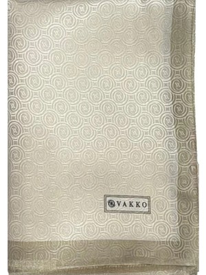 Vakko Helezon Ipek Şal 32225-EKRU
