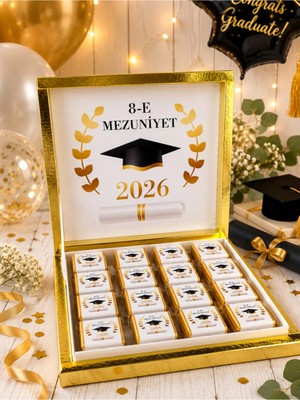 Hepsi Enteresan Kutuda Mezuniyet Çikolatası, Diploma Çikolatası, Mezuniyet Hediyesi, Class 2026