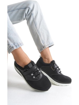 Handarte Mery Kadın Bağcıklı Esnek Konfor Sneaker  V106000